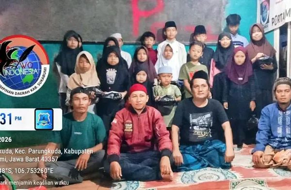 IWO INDONESIA DPD Kabupaten Sukabumi Bagikan Santunan anak yatim piatu sambil gelar buka bersama Dan Buka Di Jum’at Ke-2 Bulan suci Ramadhan 1447 H